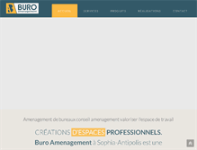 Tablet Screenshot of buro-amenagement.com